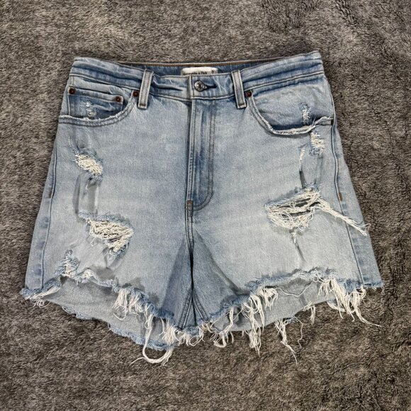 Abercrombie & Fitch Pants - Abercrombie & Fitch High Rise 4" Short Curve Love Sz 8/29